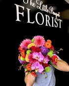 seasonal florist choice bright bouquet